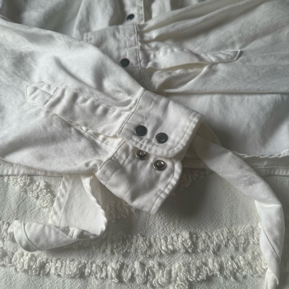 Harley-Davidson Women's White Button Down Shirt Embroidered Tie Front Size‎ M - Picture 7 of 14